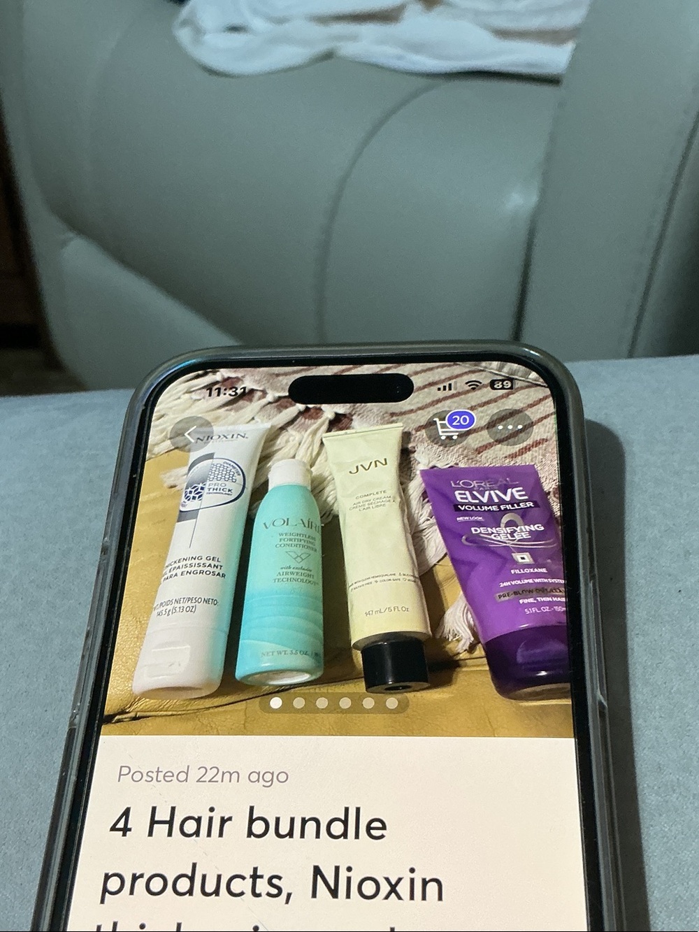 Purple Hair Conditioner - Volume Filler